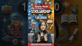 Scholarship for students Apply Now for scholarship  Nexgen Foundation [upl. by Athalee]