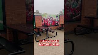 Outside old Trafford manchester manchesterunited football oldtrafford manunited [upl. by Yrrah]