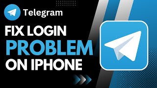 Telegram Login Problem iPhone  EASY FIX [upl. by Balch731]