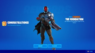 How to Unlock The Foundation Skin in Fortnite Chapter 3 Season 1 The Foundation Challenges [upl. by Ogaitnas43]