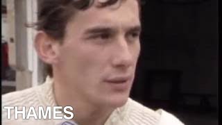 Ayrton Senna interview  Formula one  British Grand Prix  Thames news  1984 [upl. by Beatrice]