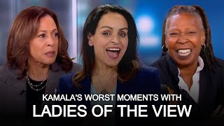 Lefties losing it Kamalas top six worst moments on The View [upl. by Kcirdahs131]