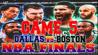 DALLAS MAVERICKS VS BOSTON CELTICS  GAME 5 FINALS  NBA SEASON 2024 LIVE SCOREBOARD [upl. by Eural]