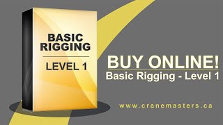 Basic Rigging Online Course  Level 1 [upl. by Stargell]