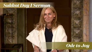 Rabbi Koffman Ode to Joy Sukkot Day 1 Sermon [upl. by Cired387]