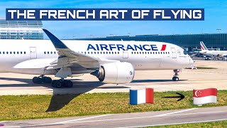 Air France  Paris 🇫🇷 to Singapore 🇸🇬  Airbus A350  The Flight Experience [upl. by Aiel]