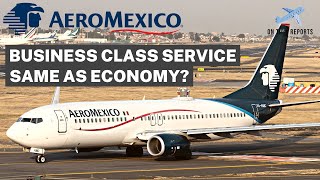 DISAPPOINTING AEROMEXICO BUSINESS CLASS Mexico City to Havana Boeing 737800 TRIP REPORT [upl. by Anitnuahs621]