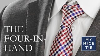 How to Tie a Tie THE FOURINHAND KNOT  How to Tie a Tie Easy [upl. by Killion]