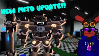 PLAYING ROBLOX  Five Nights Tower Defense  NO NEW UPDATE IM CRYING [upl. by Afatsum]