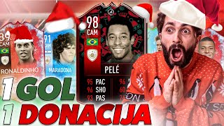 OMG 98 PELE U CHRISTMAS DRAFT CHALLENGEU FIFA 22 [upl. by Waltner685]