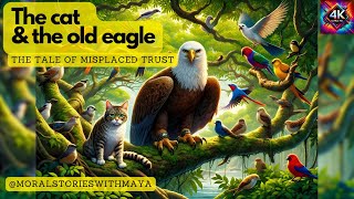 Panchatantra Moral Stories for Kids  English  The Cat and The Old Eagle  4K [upl. by Rim25]