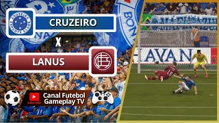 CRUZEIRO vs LANUS  Mineirão  Copa Sudamericana  Futebol  GamePlay TV [upl. by Cavit]