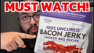 Wicked Cutz Smoked BBQ Recipe Bacon Jerky My Honest Review [upl. by Nwadal]