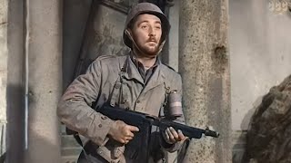 Action War  Story of GI Joe 1945  Robert Mitchum  Colorized movie  subtitles [upl. by Notsyrb113]