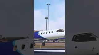 Learjet butter landing into Rome aviation msfs2020 flightsimulator landing f1 [upl. by Randall253]