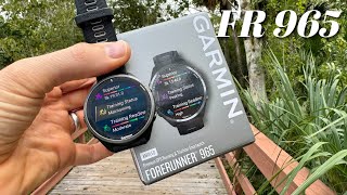 GARMIN FORERUNNER 965 Is this the best running watch money can buy [upl. by Anelrahs]