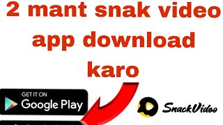 How to Download Snack Video Without Watermark  Snack Video Download App  Tech Run [upl. by Harms617]