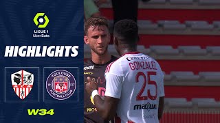 AC AJACCIO  TOULOUSE FC 0  0  Highlights  ACA  TFC  20222023 [upl. by Ahsakal]