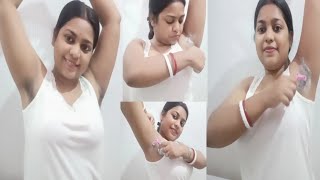 Armpit hair removal with 🪒rezor  how to underarms saving 🌺1st time [upl. by Beaufert945]