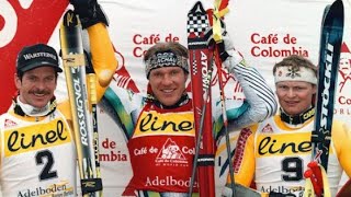 Hermann Maier wins giantslalom Adelboden 1998 [upl. by Spracklen]