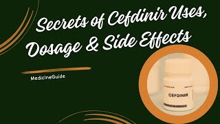 Secrets of Cefdinir Uses Dosage amp Side Effects cefdinir300mg dinacorcefdinirsyrup sideeffects [upl. by Hickie]