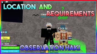 How to get OBSERVATION HAKI v1 Further explanation 『 Blox Fruit 』 [upl. by Almund347]