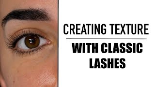 Creating Texture With Classic Lash Extensions  Step by Step Tutorial [upl. by Pomfret]