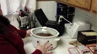 Chocolate Molten Chocolate Chocolate Cake in a Crock Pot  Preparedness Pro [upl. by Tarttan]