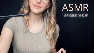 ASMR Barbershop  Relaxing Haircut l Soft Spoken Roleplay [upl. by Dahs]