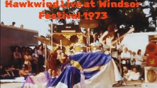 Hawkwind  Footage Windsor Festival 1973 [upl. by Wessling]