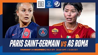 Paris SaintGermain vs Roma  UEFA Womens Champions League 202324 Matchday 3 Full Match [upl. by Madelina]