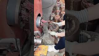 Motor electromagnetic copper coil Disassembler Good tools can increase work efficiency [upl. by Aset237]