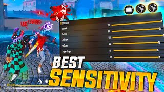 2023  BEST SENSITIVITY  FOR HEADSHOT  FREE FIRE SECRET SENSITIVITY [upl. by Illib837]