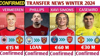 ALL CONFIRMED AND RUMOURS WINTER TRANSFER NEWSDONE DEALS✔PHILLIPS TO WESTHAMSIMONS TO ARSENAL [upl. by Aserehtairam]