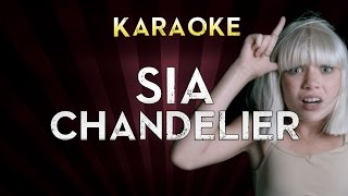 Sia  Chandelier  Lower Key 2 Ab Karaoke Instrumental Lyrics Cover Sing Along [upl. by Arva839]