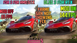 How to install fsr 3 in forza horizon 5 updated guide for amdgtxrtx with mod step by step guide [upl. by Adel]