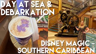 Day at Sea amp Debarkation  Disney Magic Southern Caribbean Cruise  Day 7 [upl. by Shulock]