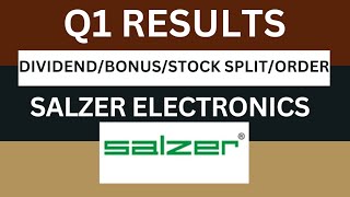 Salzer electronics Q1 Results 2025  salzer electronics Results Today  salzer Share Latest News [upl. by Nyahs]