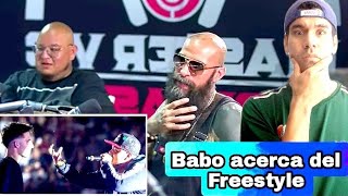 Babo habla del Freestyle  Lalo reacciona a las palabras del Patrón Mayor [upl. by Karrah]