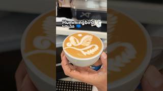 Hummingbird 🕊️latte art ” [upl. by Ahsienad]