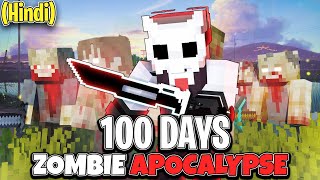 I Survived 100 Days in a ZOMBIE APOCALYPSE FULL VIDEO [upl. by Steady]