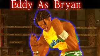 Eddy Gordo With Bryan Fury Moves Gameplay Tekken 6 Requested [upl. by Yelkreb]