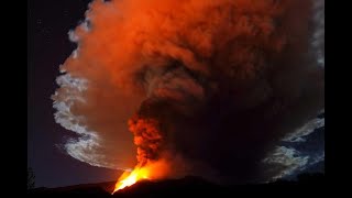 Flights were stopped when Mount Etna erupted [upl. by Candless]