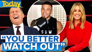 Sonny Bill Williams grills Karl over his noshow at boxing event  Today Show Australia [upl. by Wane327]