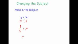 Changing the Subject  Corbettmaths [upl. by Oek]