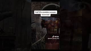 Half life zombie scream reversedskibiditoilet reversed halflife shorts youtube tiktok [upl. by Ahseiyn525]