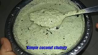 Simple coconut chutney recipe in kannada ಸಿಂಪಲ್ ತೆಂಗಿನಕಾಯಿ ಚಟ್ನಿ ಮಾಡುವ ವಿಧಾನ Kayi chutney recipe [upl. by Dominga649]