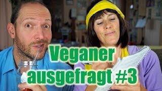 Veganer ausgefragt 3  Erfolg Buch Beruf Pille Periode Saftfasten VEGAN [upl. by Namor917]