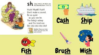 Jolly Phonics song Group 6 sh song [upl. by Hailey]