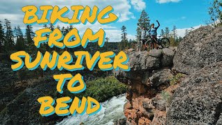 Mountain Biking from Sunriver to Bend Oregon [upl. by Lednem]